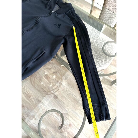 Adidas Mens Black Full-Zip Jacket Size L - Picture 4 of 6
